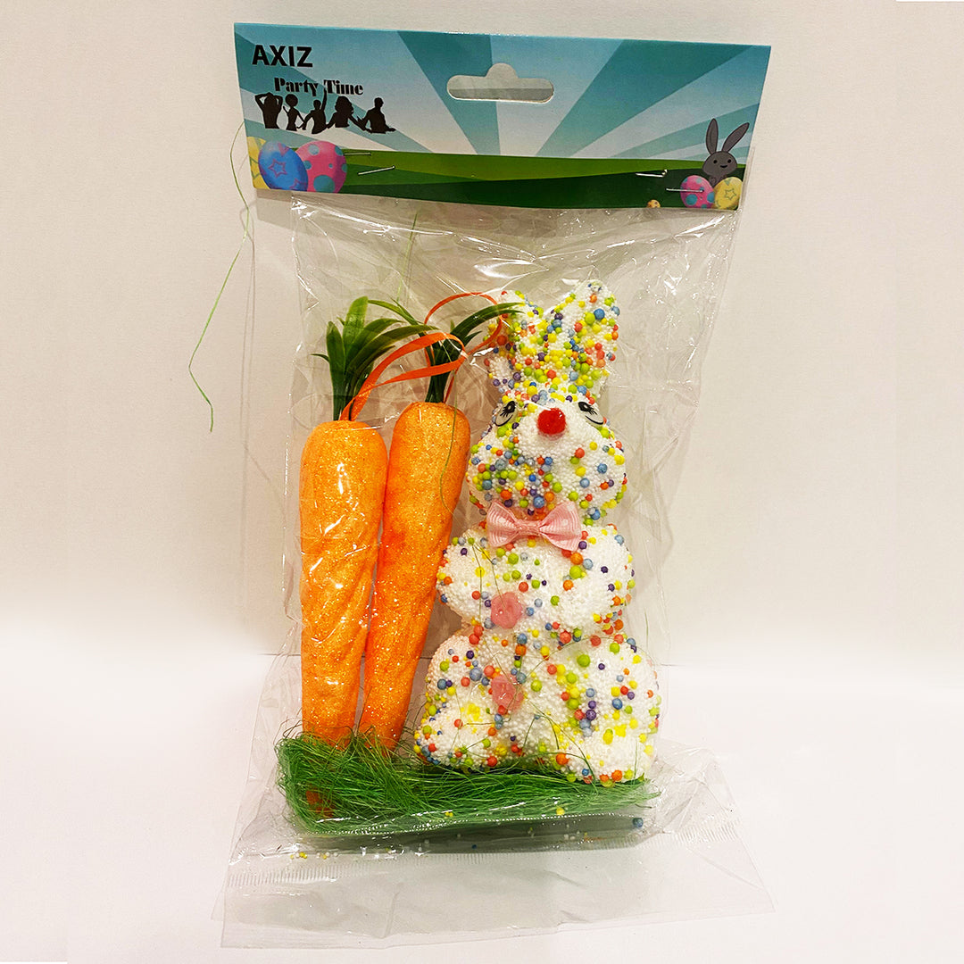 Easter Bunny Large & Glitter Carrots