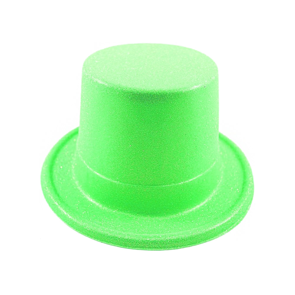 Candy Glitter Top Hat, Green