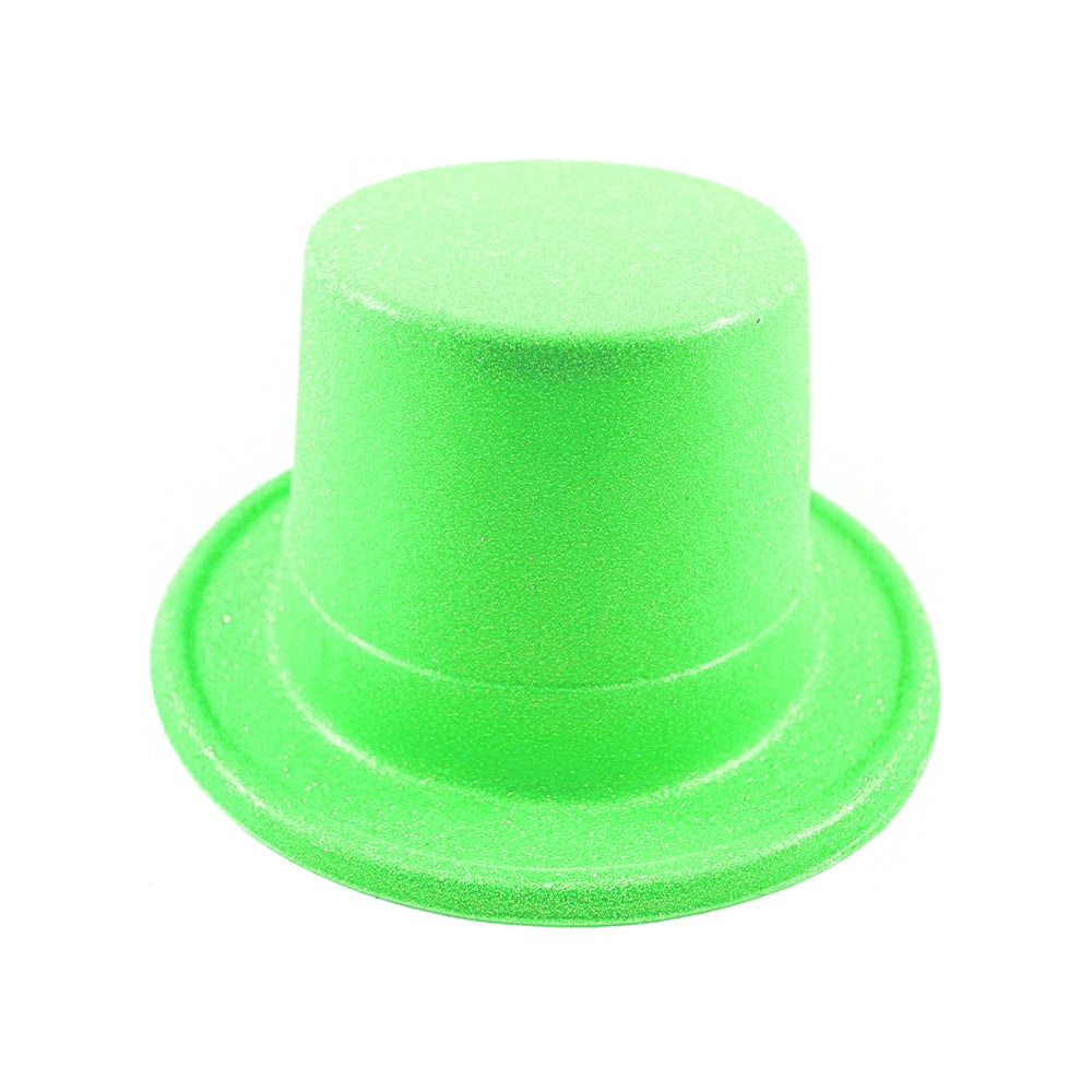 Candy Glitter Top Hat, Green