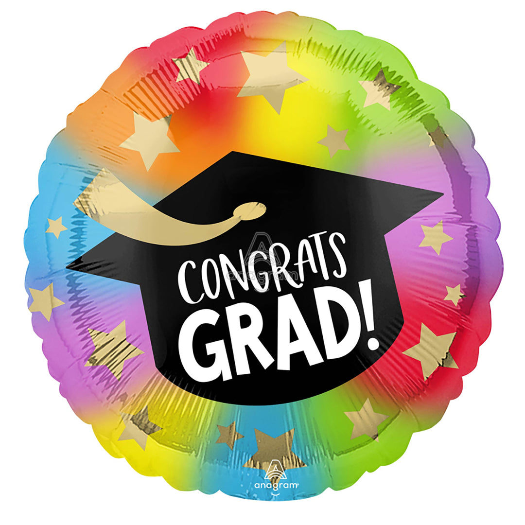 Colourful Congrats Grad Foil Balloon