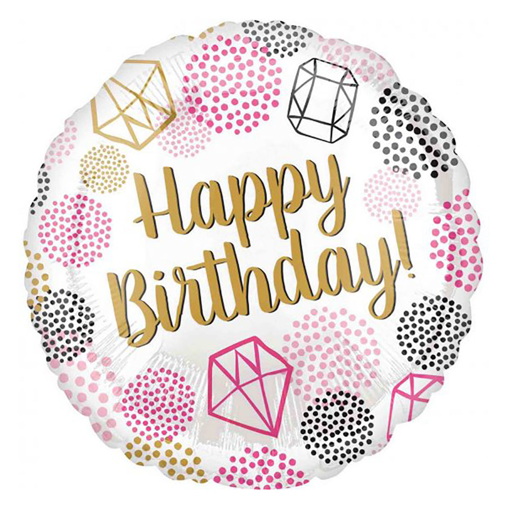 Happy Birthday Gems Balloon