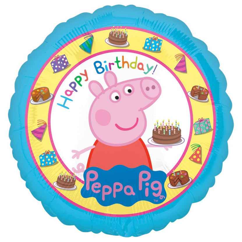 Happy Birthday Peppa Pig Foil Balloon
