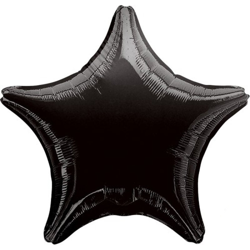 Star Black Foil Balloon