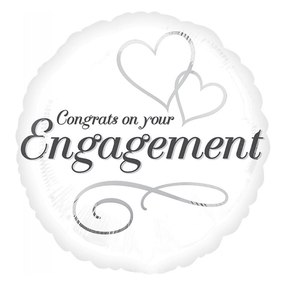 Two Hearts Engagement Balloon
