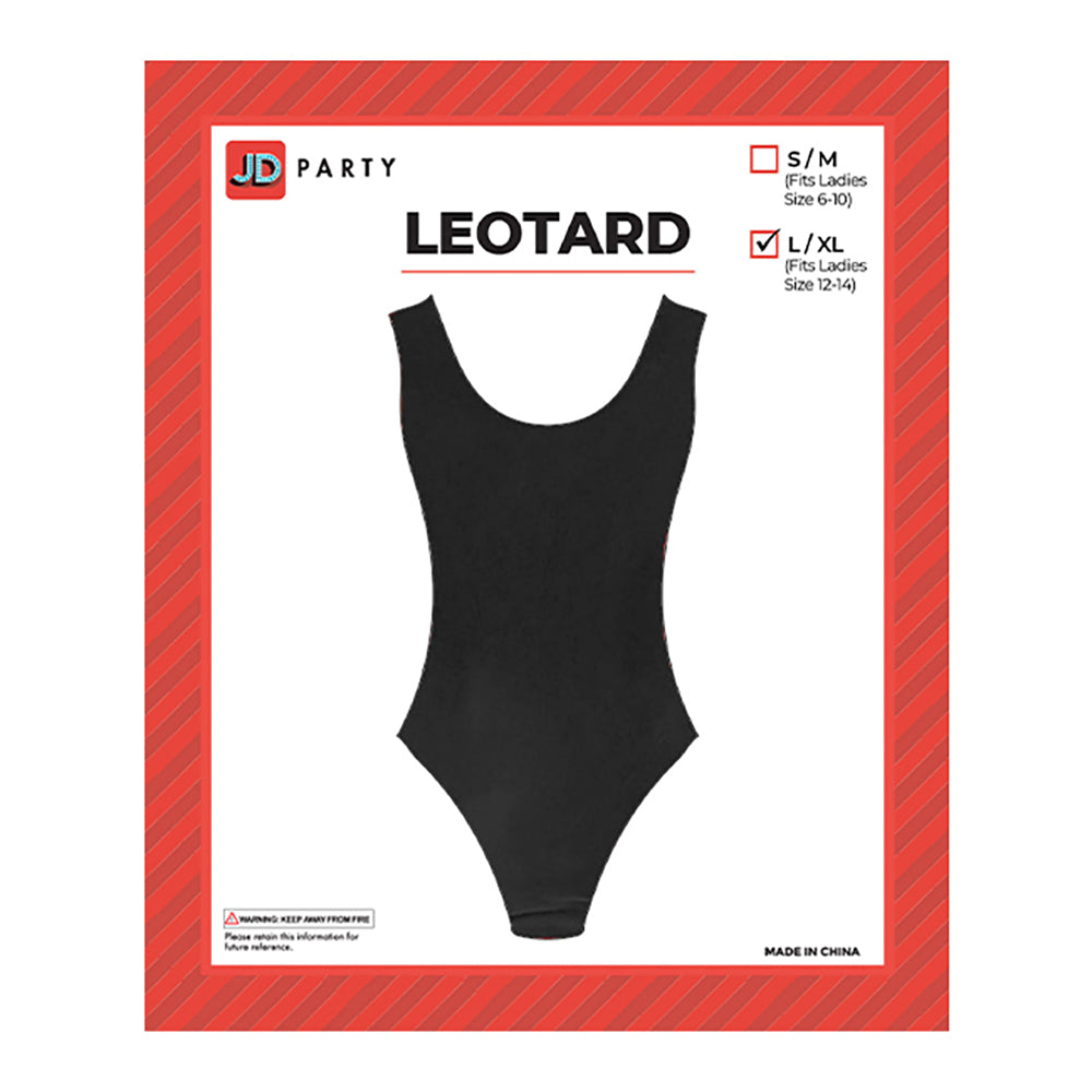 80s Leotard Black