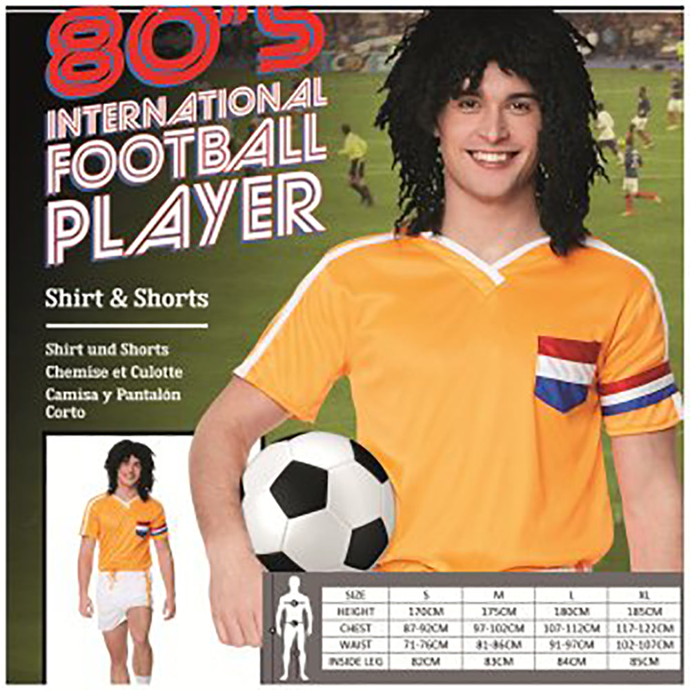 1980s International Soccer Player Costume.