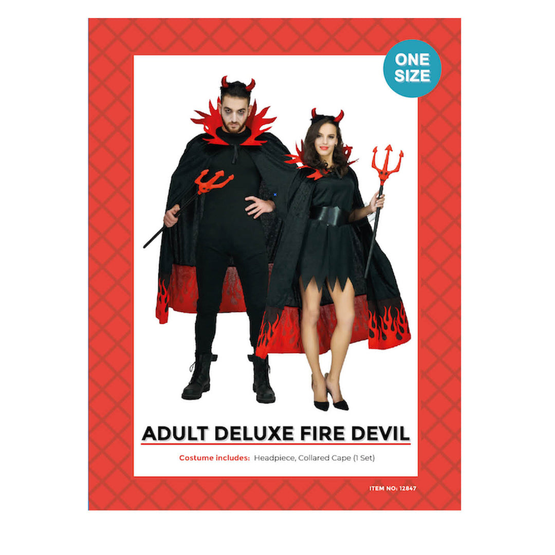 Adult Deluxe Fire Devil Costume