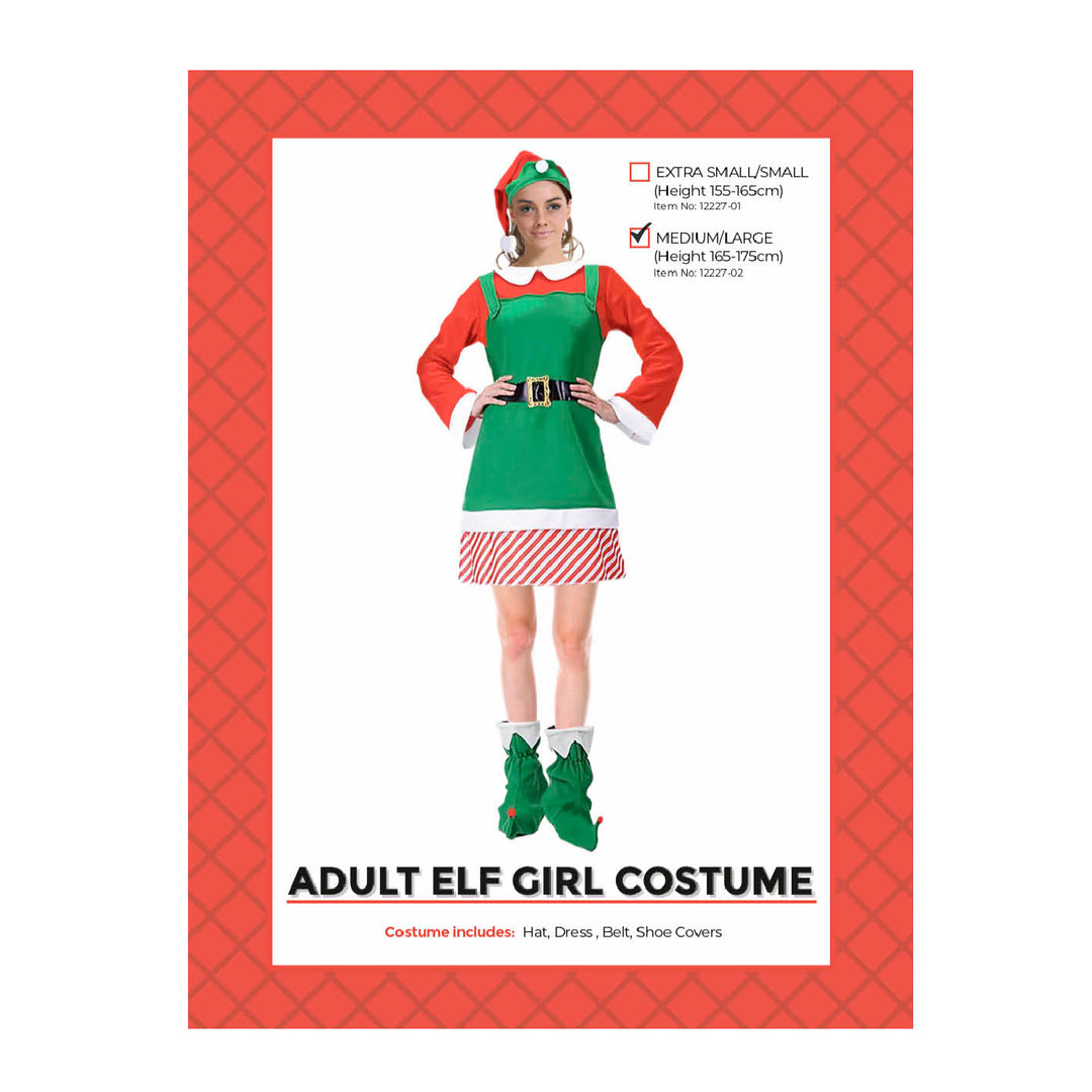Adult Elf Lady Costume