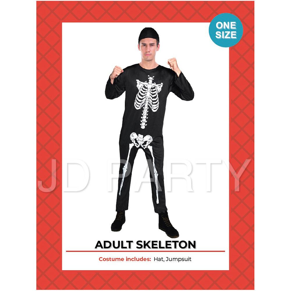 Adult Skeleton Costume