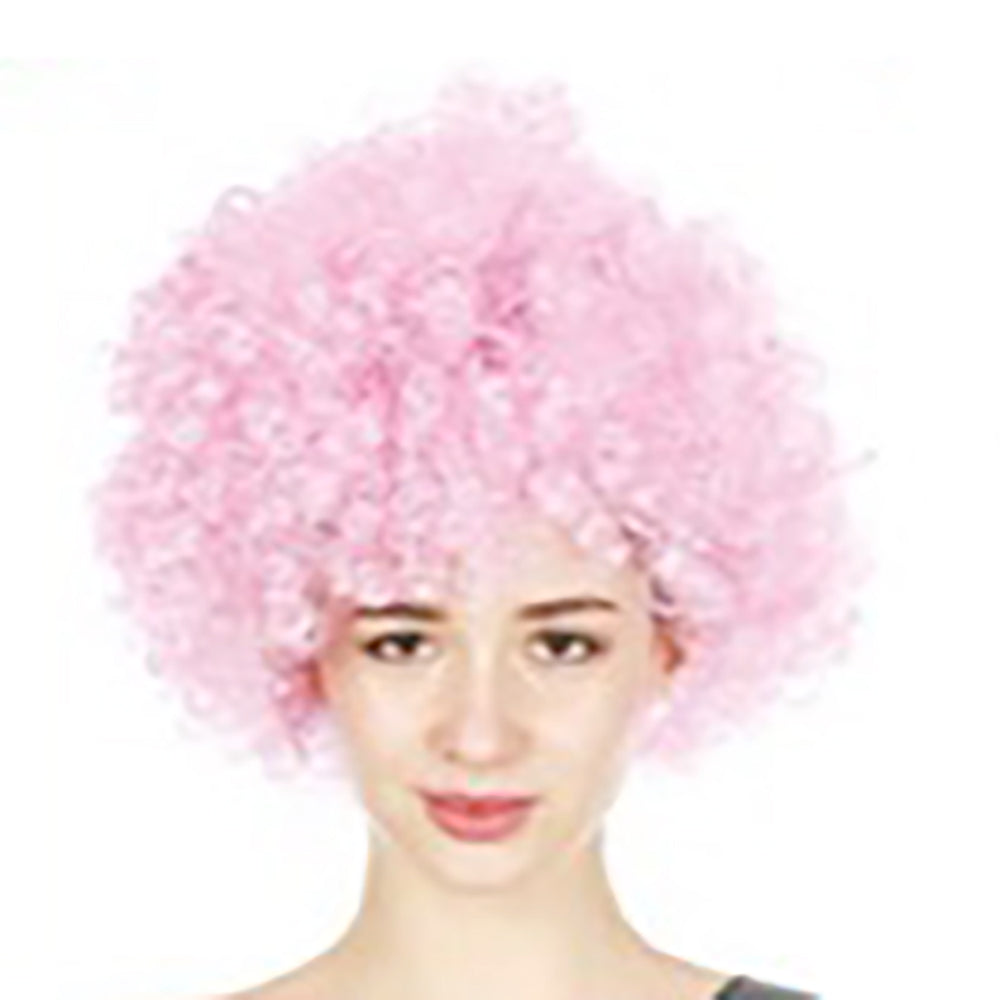 Afro Wig - Light Pink