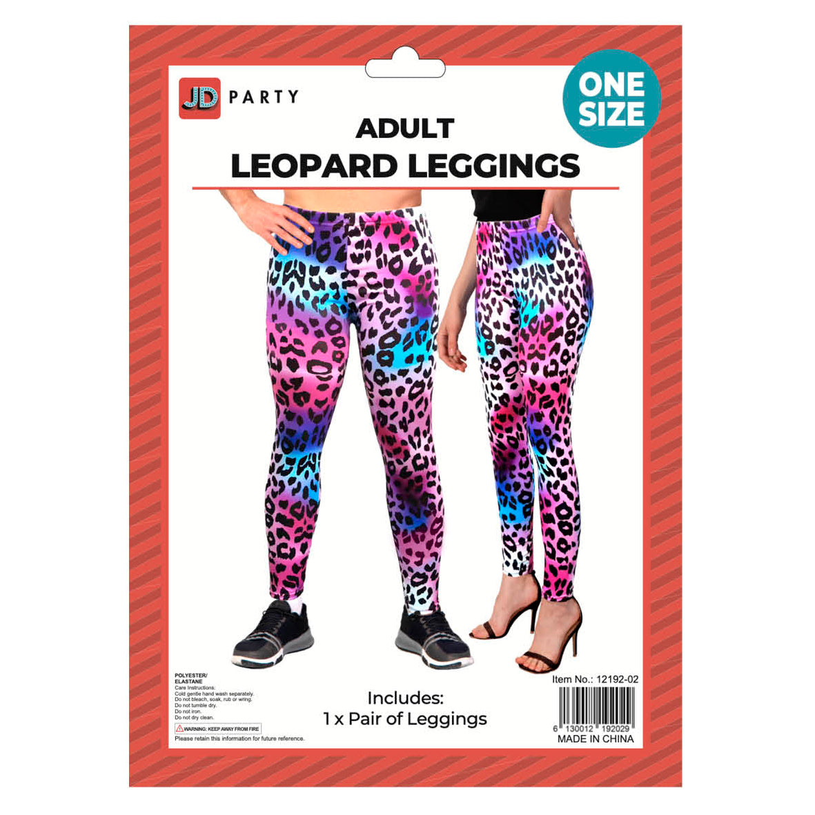 Animal Print Leggings, Pink Leopard – Sydney Costume Shop