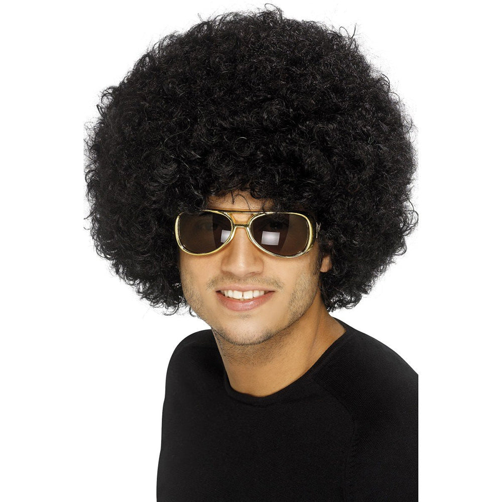 Black 70's Funky Afro Wig