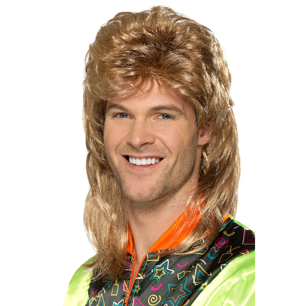 Blonde and Brown Mullet Wig