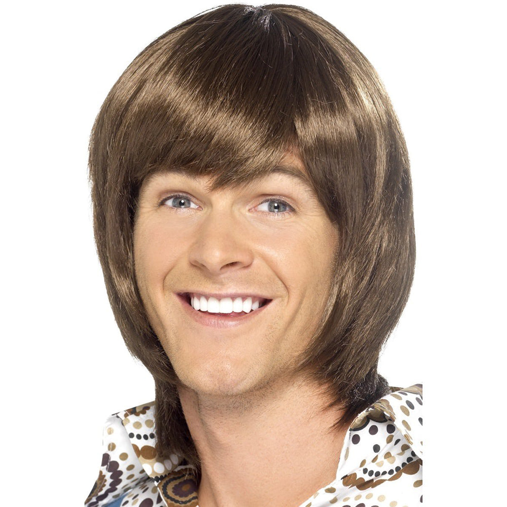 Brown 70's Heartthrob Wig