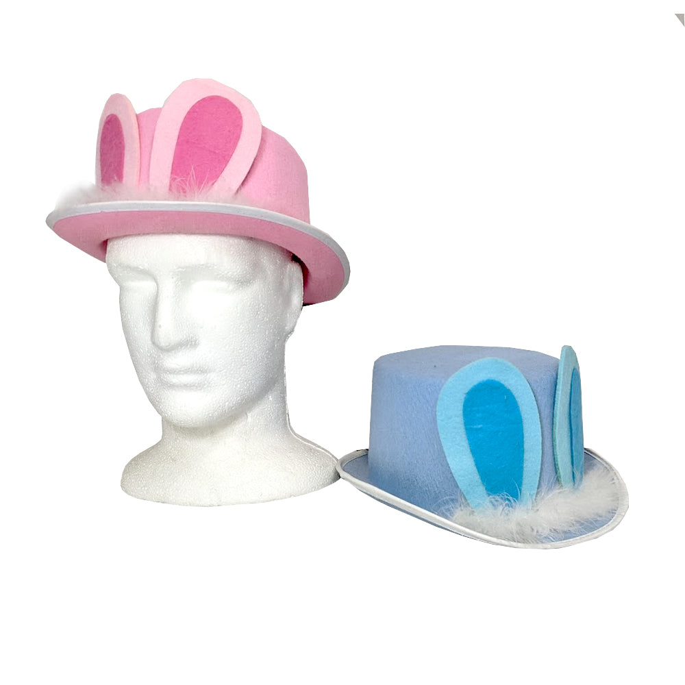 Childrens Easter Top Hat with Bunny Ears – Sydney Costume Shop