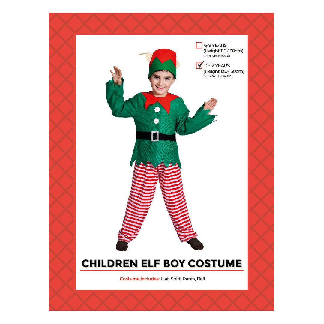 Christmas Elf Boy Costume
