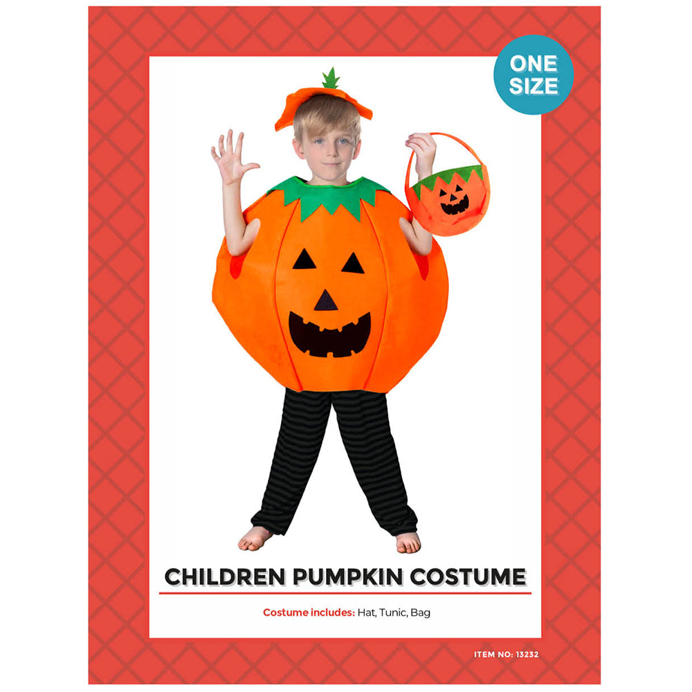 Children’s Felt Pumpkin Costume