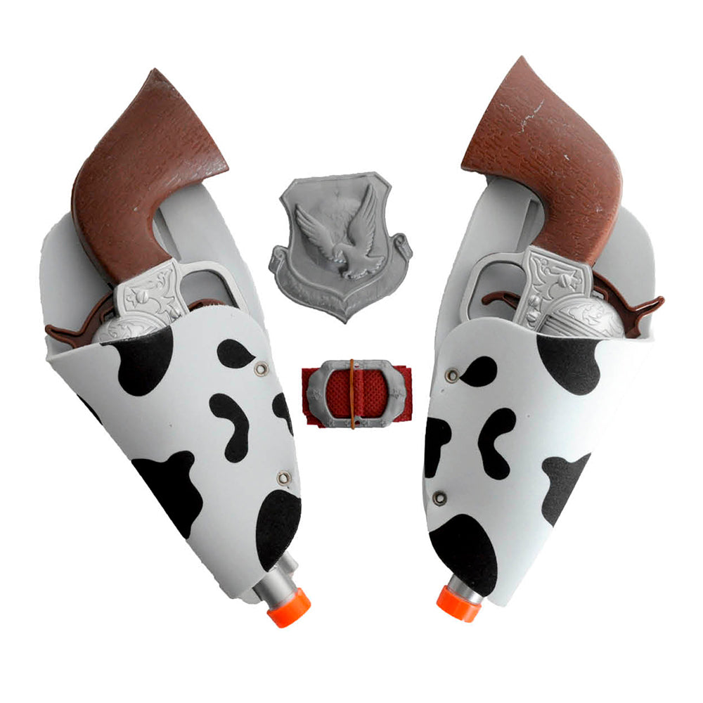Cowboy Double Gun Set Cowprint Black