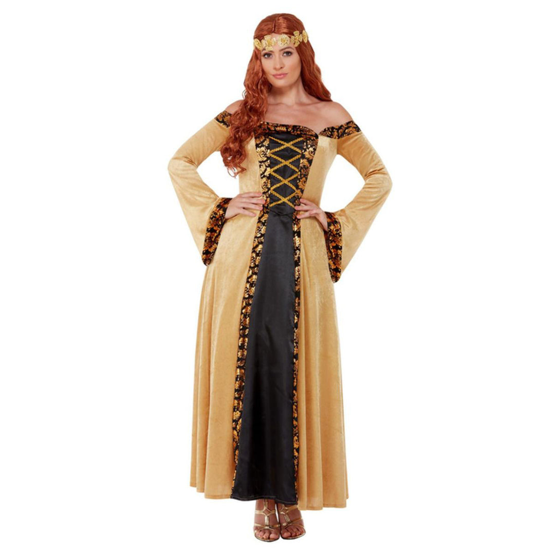 Deluxe Medieval Countess Costume, Gold