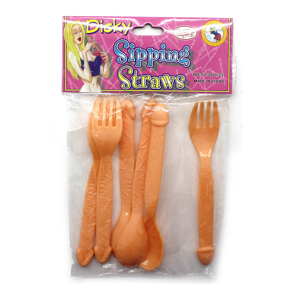 Hen's Dicky Fork and Spoons