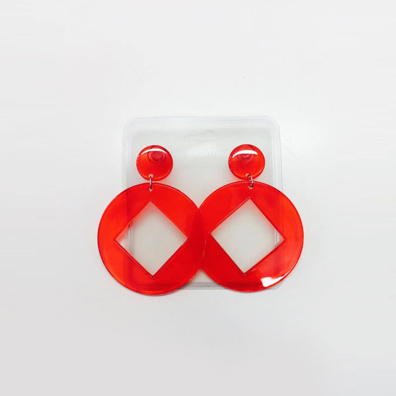 Earrings - Red
