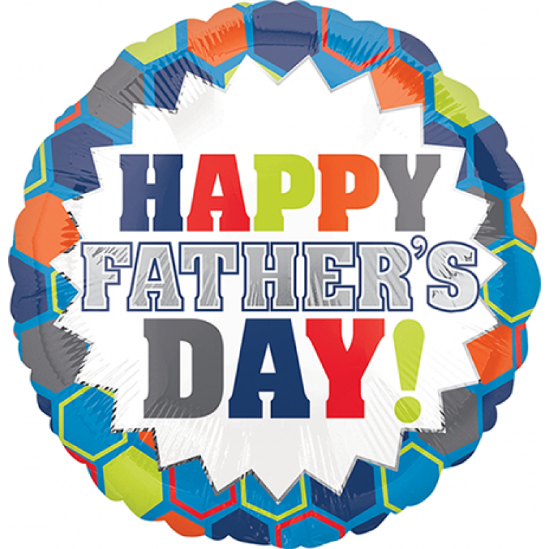 Happy Father's Day Burst Balloon