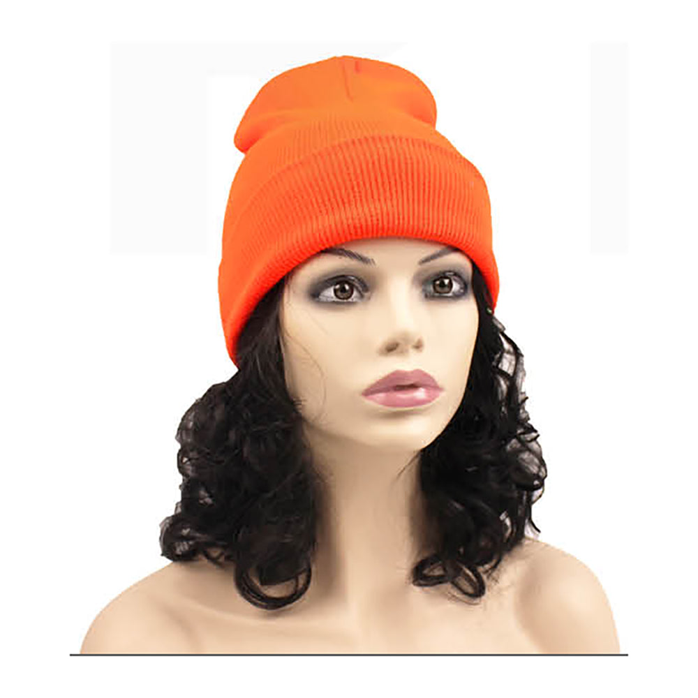 Fluro Beanie - Orange