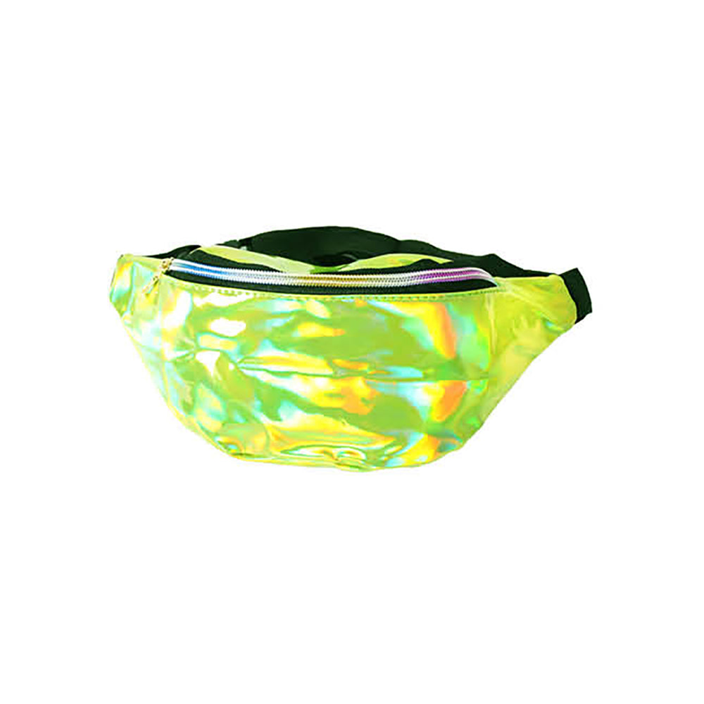 Iridescent Bum Bag - Neon Green