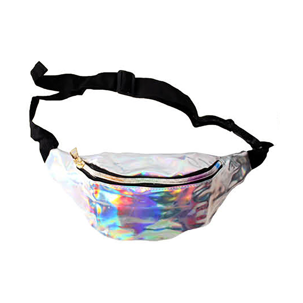 Iridescent Bum Bag - Silver