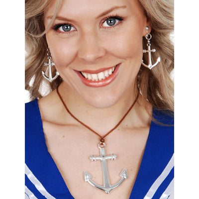 Anchor Necklace &amp; Earrings