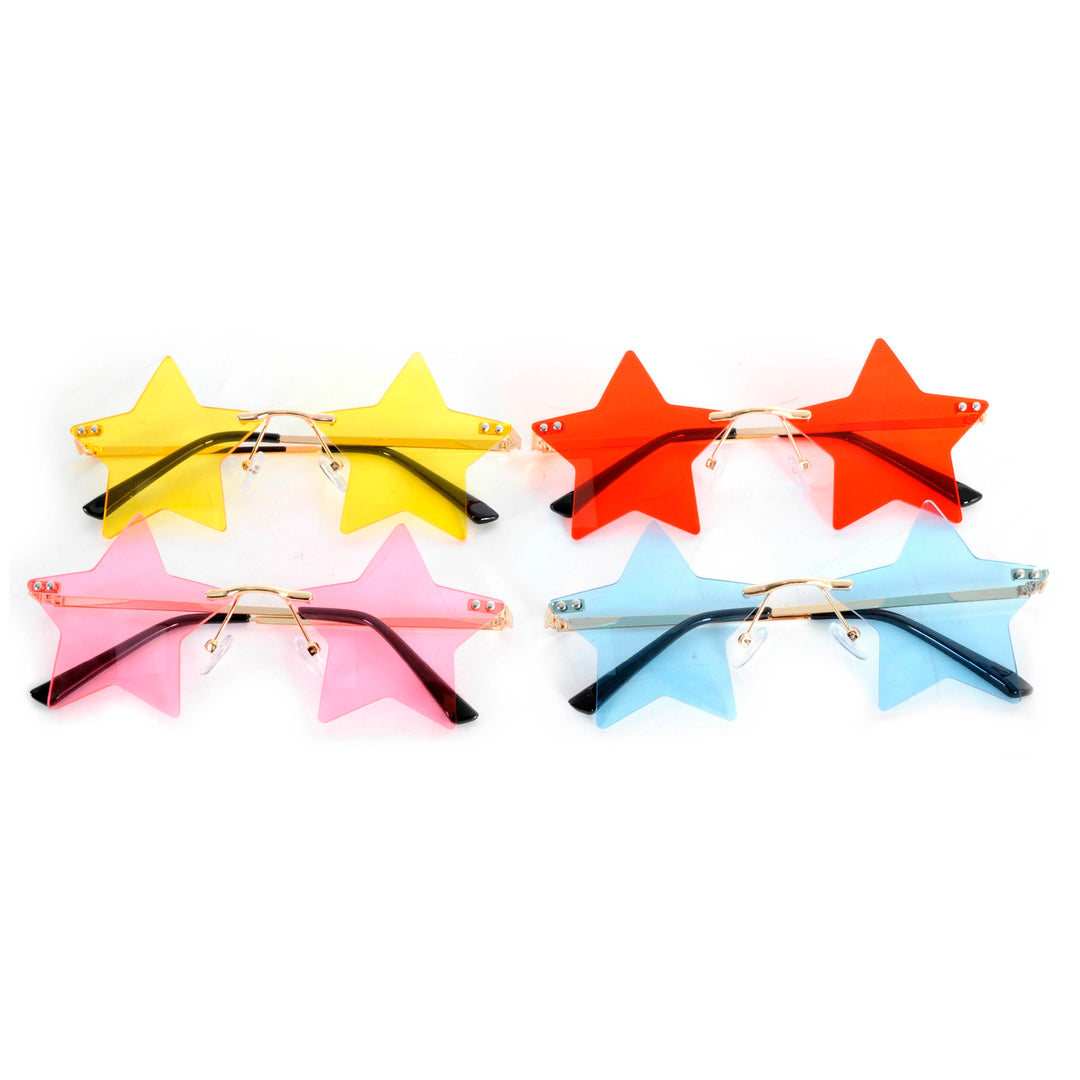 Party Glasses Perspex Stars