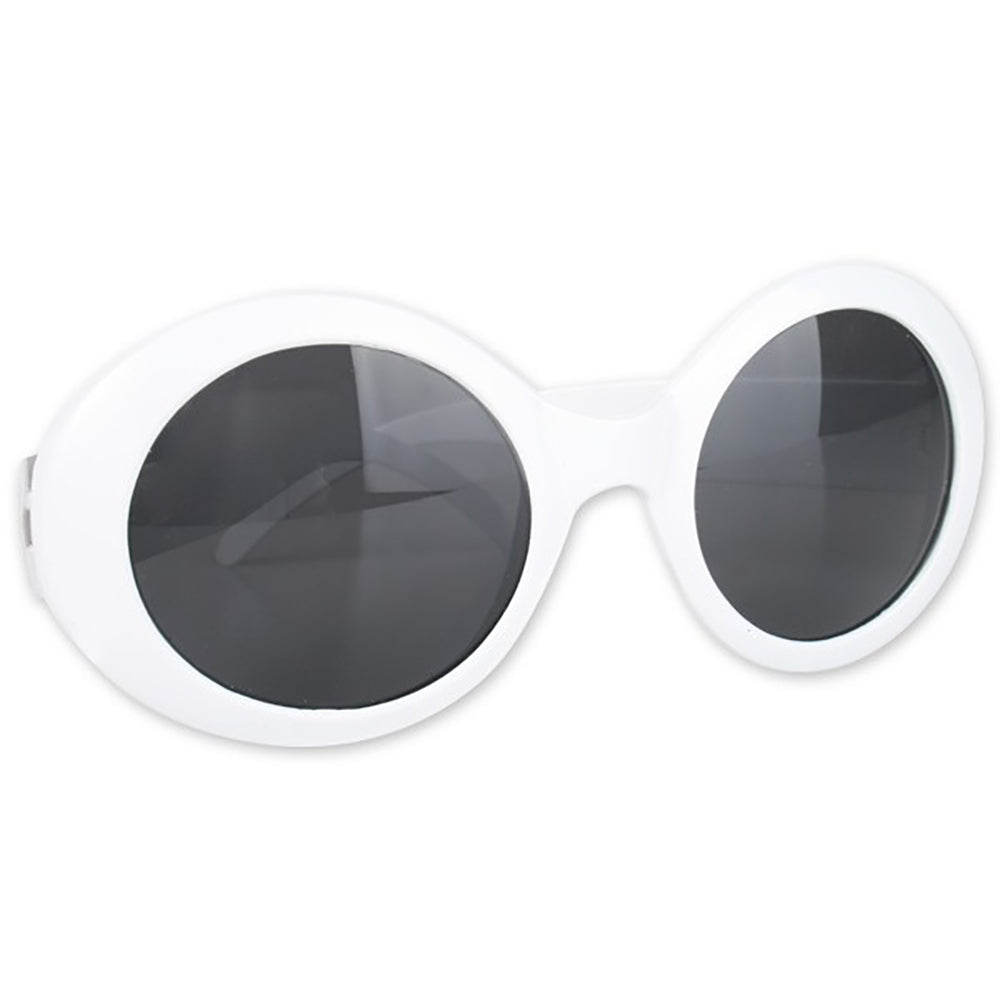 White Mod Sunglasses
