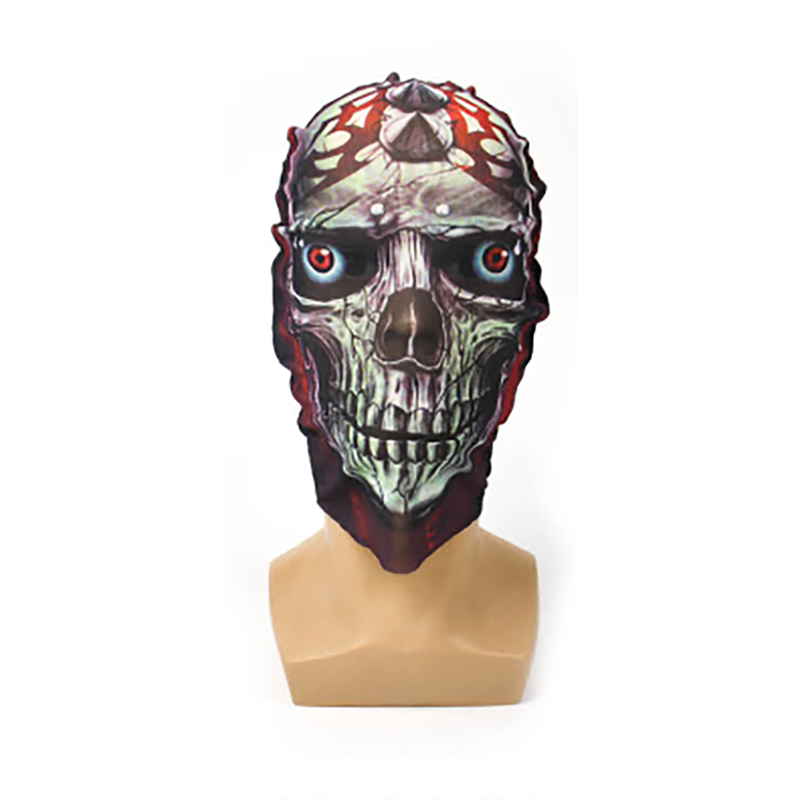 Printed Face Mask - Studded Skull