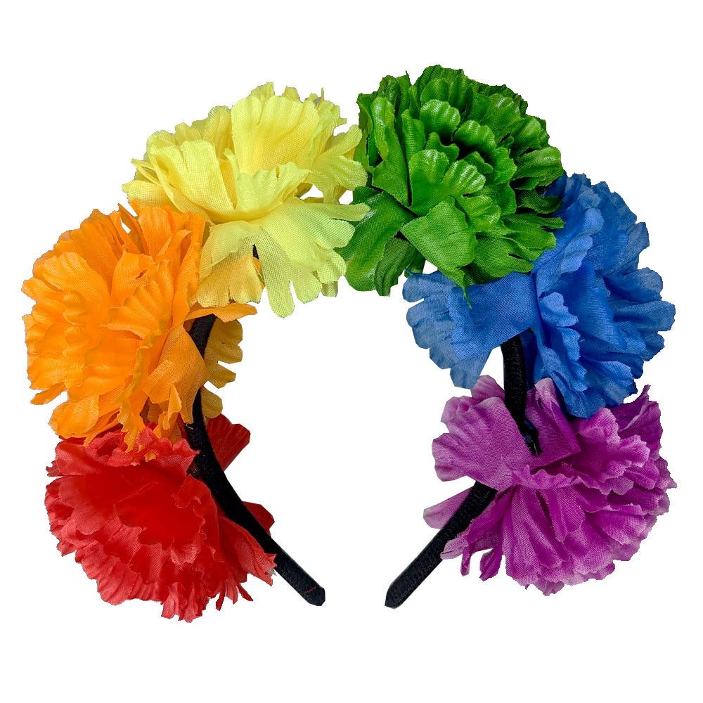 Rainbow Flower Headband