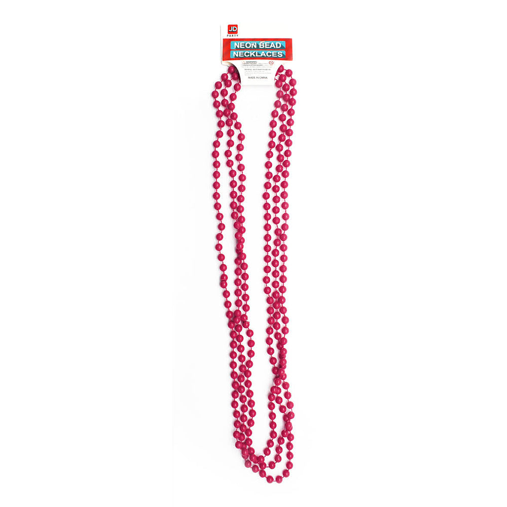 Beaded Necklace - Red