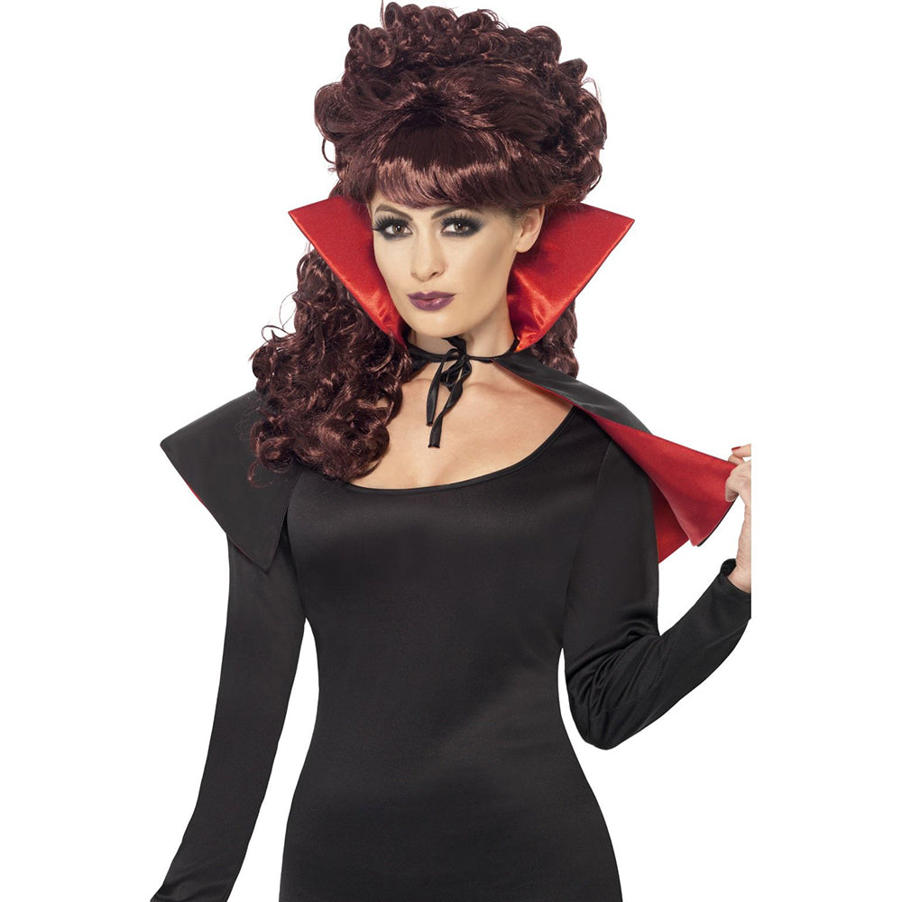 Red and Black Mini Vamp Cape
