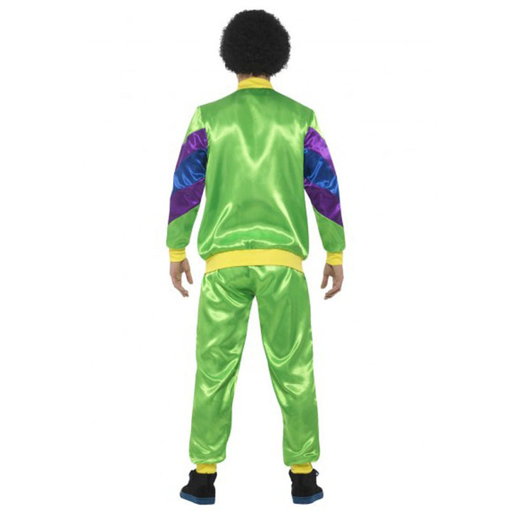 80s Height of Fashion Mens Shell Suit Costume - Green