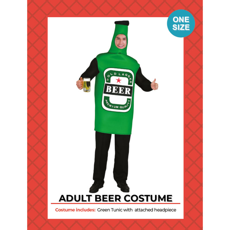 Beer Bottle Green Costume