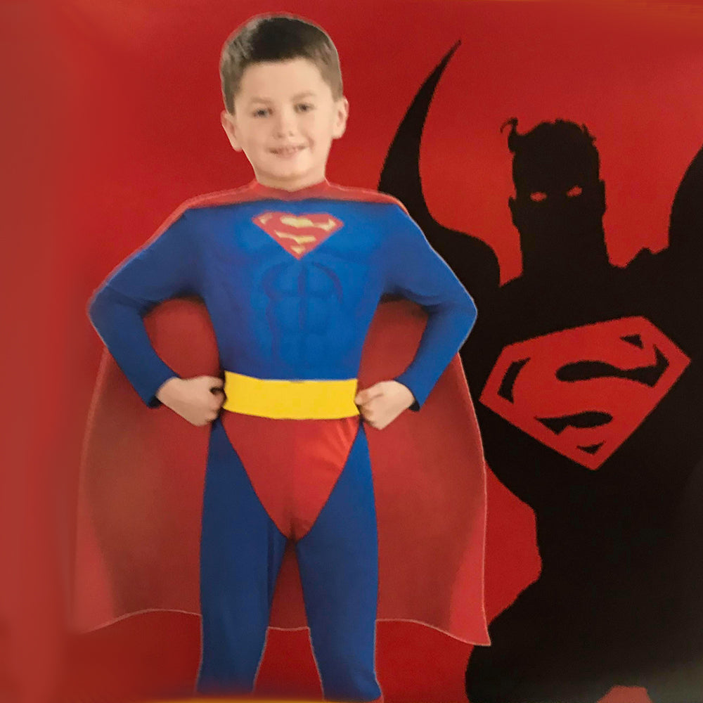SuperMan Boy Hero Costume