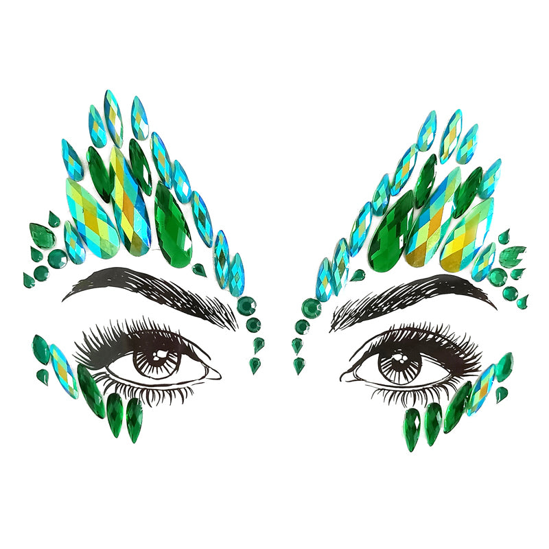 Face Jewels Poison Ivy