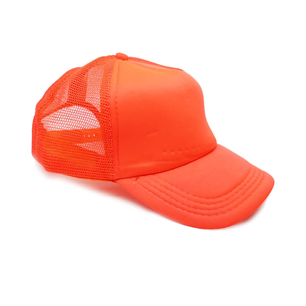 Fluro Orange Trucker Cap