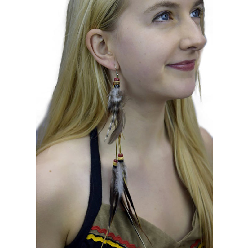 Indian Feather Earring Set