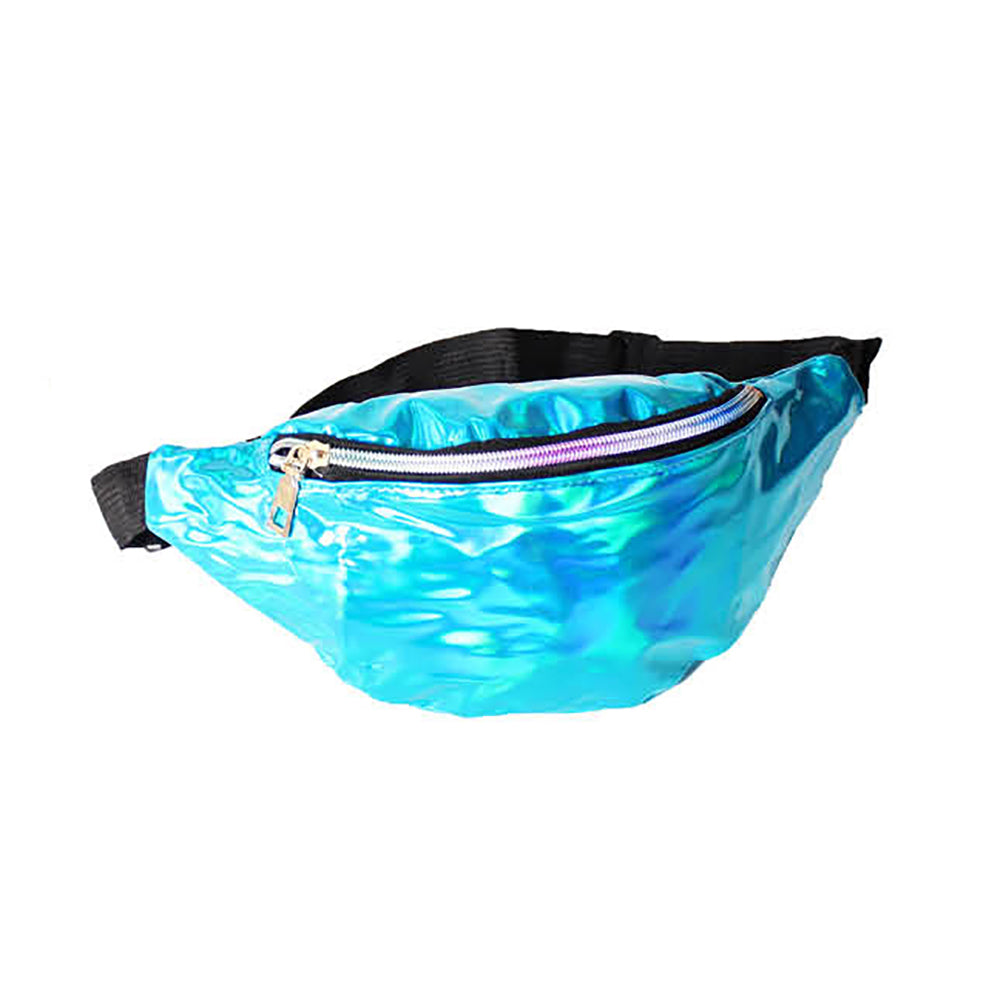Iridescent Bum Bag - Blue