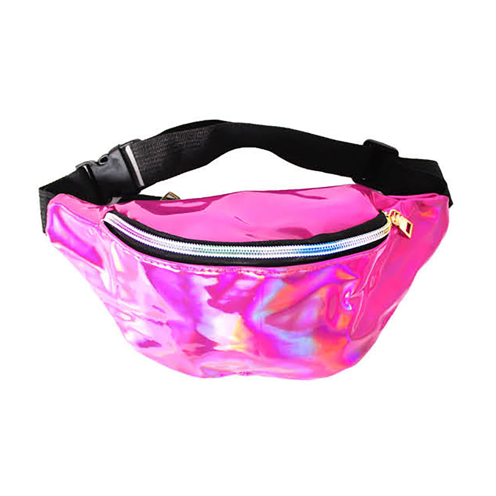 Iridescent Bum Bag - Hot Pink