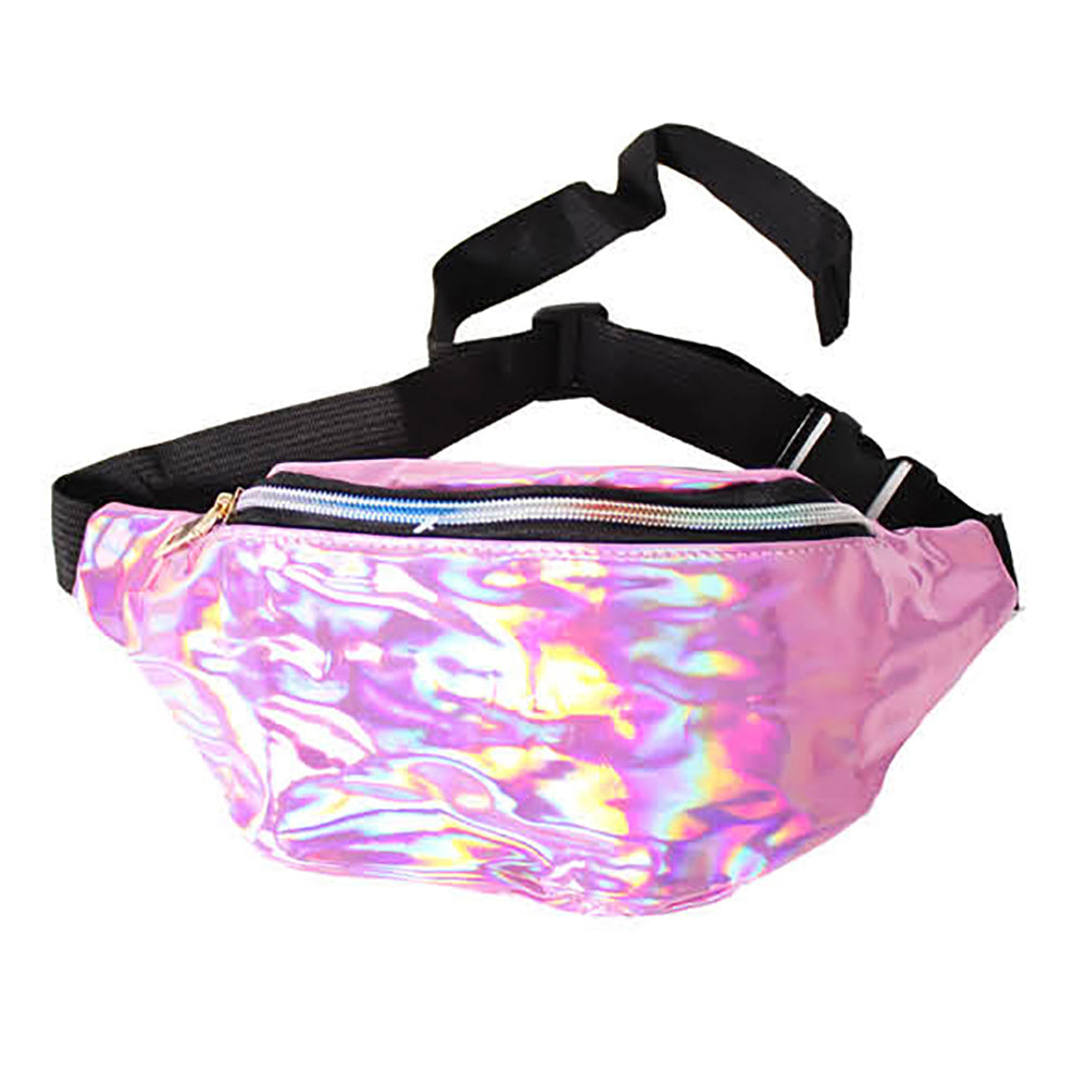 Iridescent Bum Bag - Light Pink