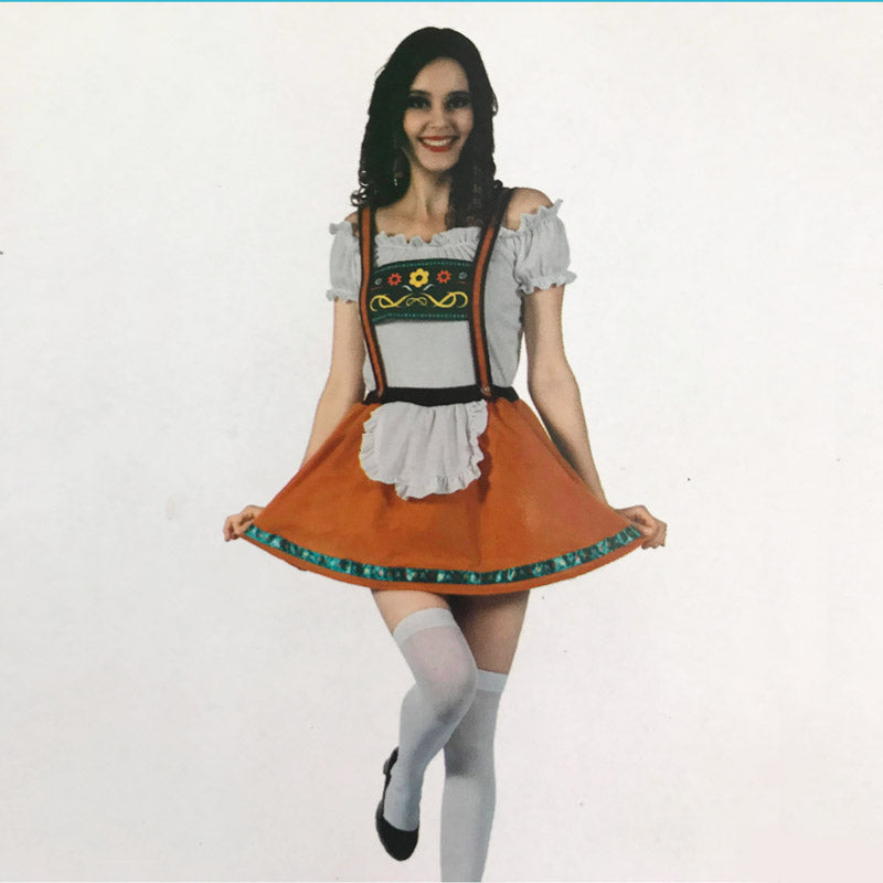 Oktoberfest Beer Girl Costume Brown