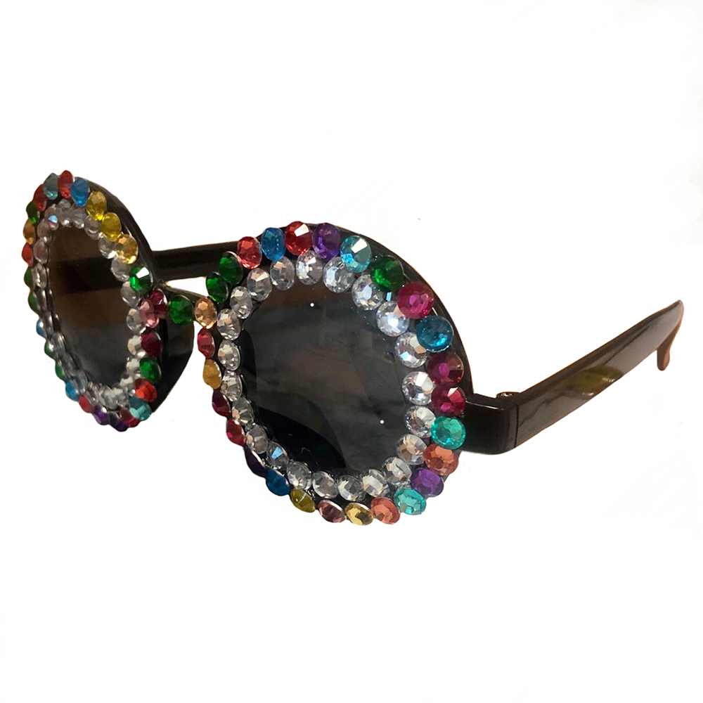 Rainbow Jewelled Glasses