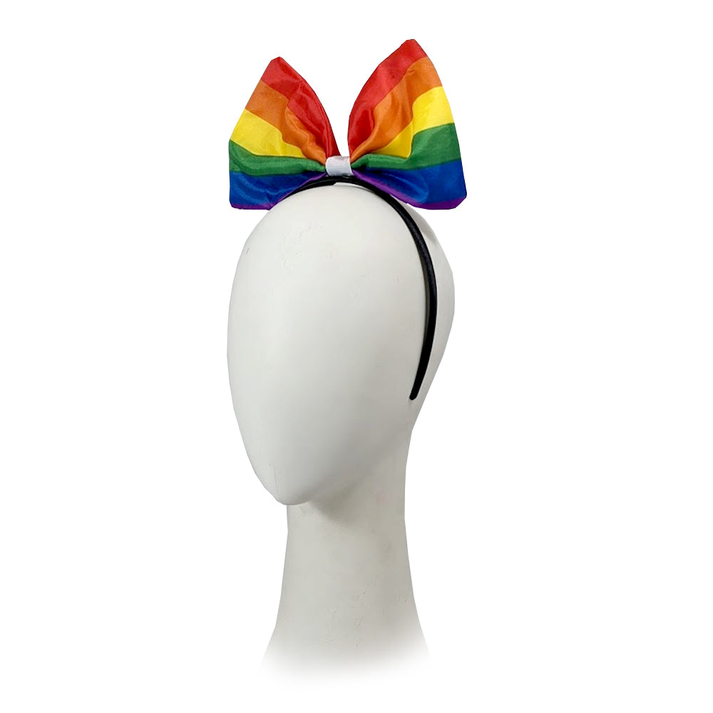 Rainbow Bow Headband