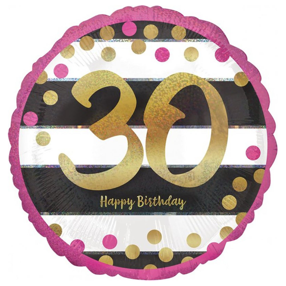 Pink & Gold 30 Balloon