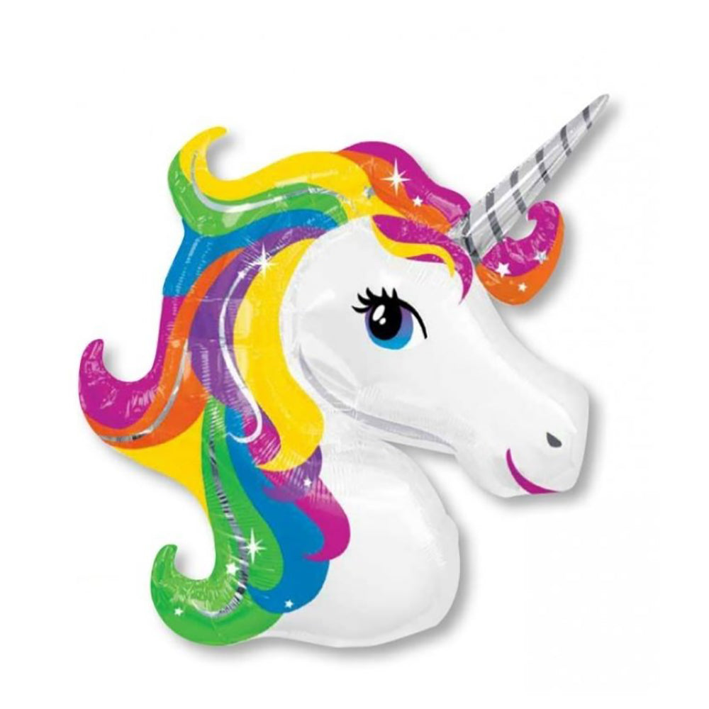 Supershape Rainbow Unicorn Balloon